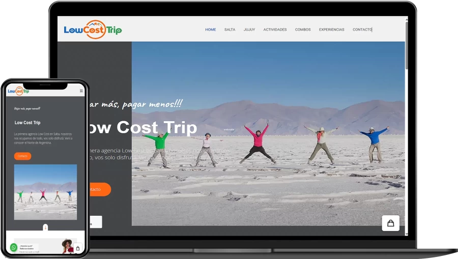 Diseño Web Agencias de Viajes y Turismo