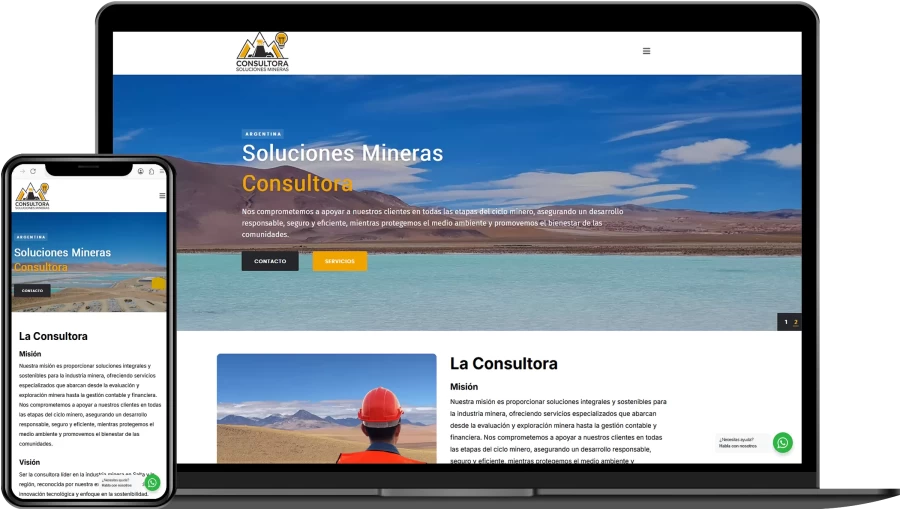 Diseño Web Empresas Mineras
